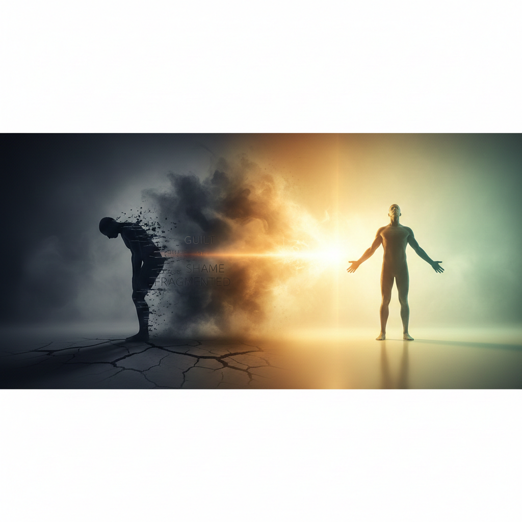 Discover why guilt and shame are NOT signs of virtue—but chains holding you back from authentic leadership, genuine connection, and emotional freedom. This neuroscience-backed guide reveals Chase Hughes' radical truth: feeling bad doesn't make you good, it makes you fragmented. Learn the proven 7-step self-forgiveness framework that rewires your brain, rebuilds trust, and creates wholeness. Perfect for leaders, creators, and anyone ready to stop apologizing for being human and start living with magnetic presence. Stop carrying toxic shame. Reclaim your power. Read now.