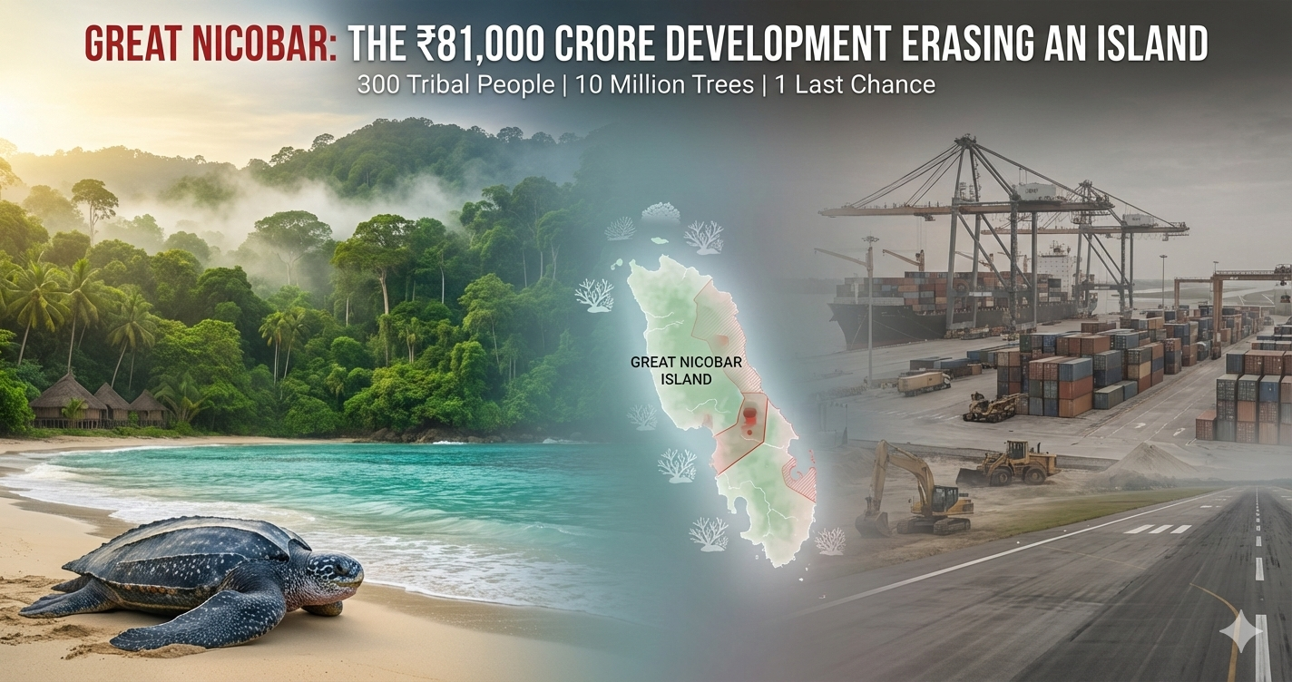 GREAT NICOBAR: THE ₹81,000 CRORE DEVELOPMENT THAT’S QUIETLY ERASING A WORLD