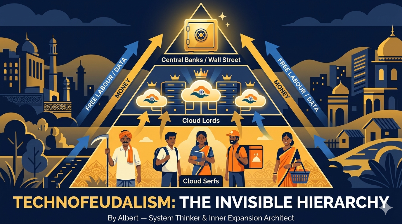 How did Big Tech steal trillions using central bank money? Discover 5 overlooked truths about technofeudalism, India's welfare state, and your digital privacy rights.