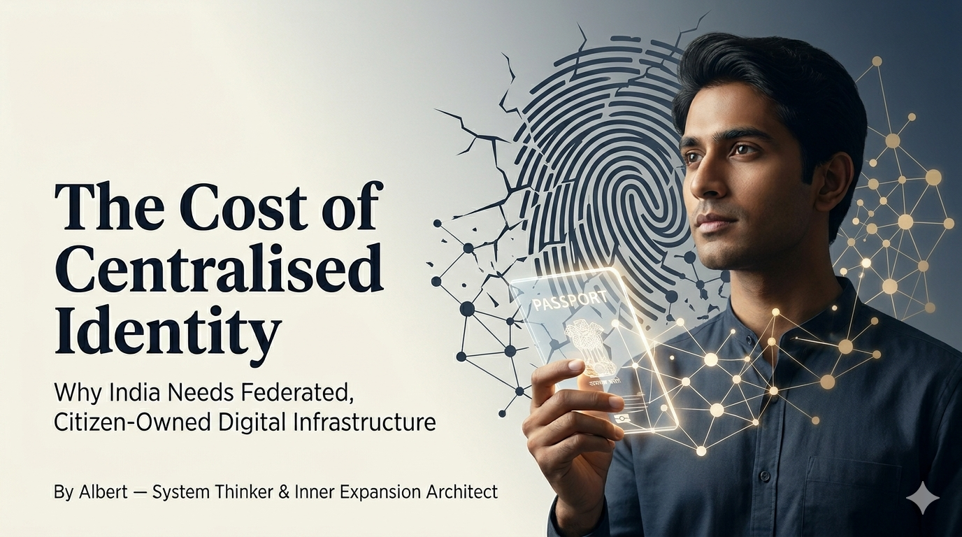 Aadhaar promised efficiency. Instead, it built a central surveillance spine. This deep dive unpacks how centralized biometrics threaten privacy and dignity in India, and outlines a federated, citizen owned alternative for Digital Public Infrastructure.